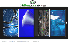 Tablet Screenshot of ncomm.ca